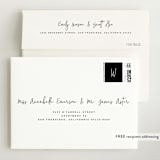 "overjoyed script" - Birth Announcement Thank You Cards in Onyx by Lindsay Stetson Thompson - FREE Recipient Addressing