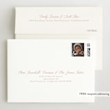 "Sweet Script" - Birth Announcement Thank You Cards in Sweet Pea by Jennifer Postorino - FREE Recipient Addressing