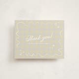 "Dreamland" - Flat Birth Announcement Thank You Cards in Linen by Zove Ahhh - Front