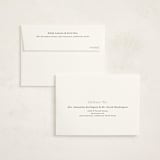 "Sabine" - Flat Birth Announcement Thank You Cards in Linen by Ani Somi - FREE Recipient Addressing