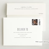 "Distinguished" - Birth Announcement Thank You Cards in Graphite by Sara Hicks Malone - FREE Recipient Addressing