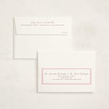 "Patio" - Foil-Pressed Birth Announcement Thank You Cards in Peony by Creo Study - FREE Recipient Addressing