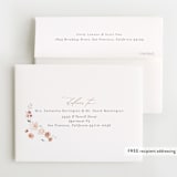 "Grace" - Foil-Pressed Birth Announcement Thank You Cards in Rose by Nicoletta Savod - FREE Recipient Addressing