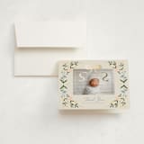 "Garden Lullaby Dream" - Foil-Pressed Birth Announcement Thank You Cards in Soft Linen by Tasha Meurer - Front