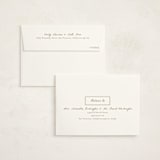"caufre" - Foil-Pressed Birth Announcement Thank You Cards in Cocoa by chocomocacino - FREE Recipient Addressing