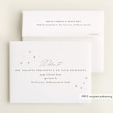 "Starlight" - Foil-Pressed Birth Announcement Thank You Cards in Twinkle by Pixel and Hank - FREE Recipient Addressing