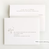 "A BIG Hello" - Foil-Pressed Birth Announcement Thank You Cards in Cotton by Robert and Stella - FREE Recipient Addressing