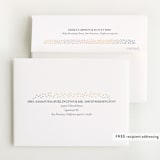 "Mini Confetti" - Foil-Pressed Birth Announcement Thank You Cards in Sunrise by Townsend Majors - FREE Recipient Addressing