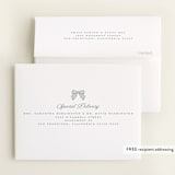 "Minimal stripes" - Foil-Pressed Birth Announcement Thank You Cards in Cloud by Teju Reval - FREE Recipient Addressing