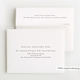 "Oval Announcement" - Foil-Pressed Birth Announcement Thank You Cards in Cotton by Stacy Maalouf - FREE Recipient Addressing