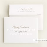 "Now Introducing" - Foil-Pressed Birth Announcement Thank You Cards in Sugar by Pixel and Hank - FREE Recipient Addressing