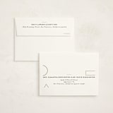 "Blocks" - Foil-Pressed Birth Announcement Thank You Cards in Cotton by Pixel and Hank - FREE Recipient Addressing