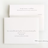 "Big Introductions" - Foil-Pressed Birth Announcement Thank You Cards in Cotton by Carolyn MacLaren - FREE Recipient Addressing