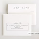 "Bon Bon" - Foil-Pressed Birth Announcement Thank You Cards in Wisteria by Megan Davis - FREE Recipient Addressing