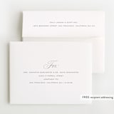 "Scholarly Charm" - Foil-Pressed Birth Announcement Thank You Cards in Cement by Megan Davis - FREE Recipient Addressing