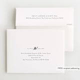 "Proper Introduction" - Foil-Pressed Birth Announcement Thank You Cards in Cloud by Megan Davis - FREE Recipient Addressing