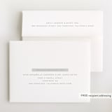 "Tiny Flourish" - Birth Announcement Thank You Cards in Cloud by Emily Sabol Goss - FREE Recipient Addressing