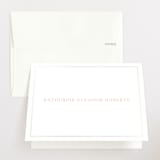 "Gossamer" - Birth Announcement Thank You Cards in Ballet Slipper by Megan Davis - Front