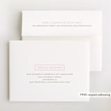 "Gossamer" - Birth Announcement Thank You Cards in Ballet Slipper by Megan Davis - FREE Recipient Addressing