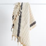 "Drama Hand Towel" - Bath Towels in beige by Powered By People