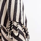 "Turkish Zebra Hand Towel" - Bath Towels in black by Powered By People
