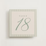 "Linea Spruce (set of 20)" - Table Number Sets in Spruce by Pixel and Hank - Front