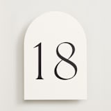 "Perriand Tuxedo (set of 20)" - Table Number Sets in Tuxedo by Megan Davis - Front