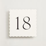 "Perriand Tuxedo (set of 20)" - Table Number Sets in Tuxedo by Megan Davis - Front