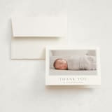 "So Proud" - Birth Announcement Thank You Cards in Sky by Carolyn MacLaren - Front