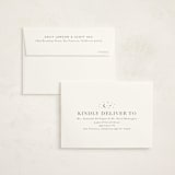 "simply named" - Birth Announcement Thank You Cards in Snow by Sarah Curry - FREE Recipient Addressing