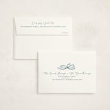 "Tied Together" - Birth Announcement Thank You Cards in Mint by Paper Sun Studio - FREE Recipient Addressing