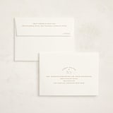 "Little Heart" - Birth Announcement Thank You Cards in Caramel by Corinne Malesic - FREE Recipient Addressing