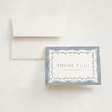 "Baby Frame" - Birth Announcement Thank You Cards in Cornflower by Chris Griffith - Front