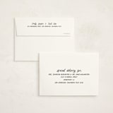 "All write" - Birth Announcement Thank You Cards in Cloud by Lea Delaveris - FREE Recipient Addressing