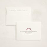 "Gibson" - Birth Announcement Thank You Cards in Berry by Pati Cascino - FREE Recipient Addressing