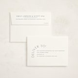 "Take Shape" - Birth Announcement Thank You Cards in Snow by Lauren Chism - FREE Recipient Addressing