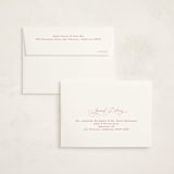 "Sweetest" - Birth Announcement Thank You Cards in Rose by Jenna Holcomb - FREE Recipient Addressing