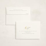 "Disney's Winnie The Pooh Night Sky" - Birth Announcement Thank You Cards in Cotton by Angela Thompson - FREE Recipient Addressing