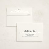 "Modern Vintage" - Birth Announcement Thank You Cards in Ghost by Lea Delaveris - FREE Recipient Addressing