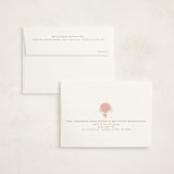 "Baby World" - Birth Announcement Thank You Cards in Blush by Kanika Mathur - FREE Recipient Addressing