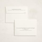 "Contemporary Classic" - Birth Announcement Thank You Cards in Jasmine by Erin Deegan - FREE Recipient Addressing
