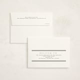 "Minimalist Stripes" - Birth Announcement Thank You Cards in Cloud by Nicole Walsh - FREE Recipient Addressing