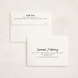 "Just The Facts" - Birth Announcement Thank You Cards in Volcano by Owl and Toad - FREE Recipient Addressing