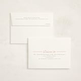"Byline" - Birth Announcement Thank You Cards in Melon by Laura Hankins - FREE Recipient Addressing