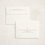 "love in a grid" - Birth Announcement Thank You Cards in Snow by Bramble Studio - FREE Recipient Addressing
