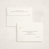 "Constellation" - Birth Announcement Thank You Cards in Strawberry by Megan Davis - FREE Recipient Addressing