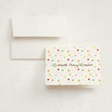 "Constellation" - Birth Announcement Thank You Cards in Strawberry by Megan Davis - Front