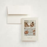 "windows to our heart" - Birth Announcement Thank You Cards in Shortcake by Bramble Studio - Front