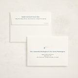 "moderne bébé" - Birth Announcement Thank You Cards in Blueberry by Benita Crandall - FREE Recipient Addressing