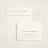 "Classical Border" - Birth Announcement Thank You Cards in Creme by mo kelley - FREE Recipient Addressing